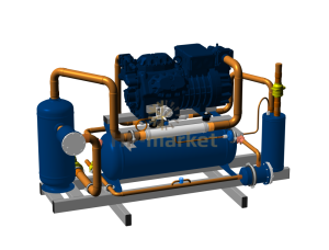 Высокотемпературный компрессорно-ресиверный агрегат ISTCOOL CRH 107 STN