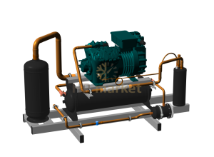 Низкотемпературный компрессорно-ресиверный агрегат ISTCOOL CRL 19 ECO