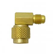 Адаптер с депрессором и золотником M1/4" SAE x F1/4" SAE