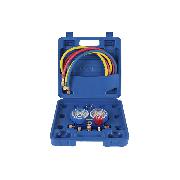 Манометрический коллектор VMG-2-R410A с комплектом заправочных шлангов