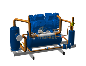 Высокотемпературный компрессорно-ресиверный агрегат ISTCOOL CRH 107 PRO2