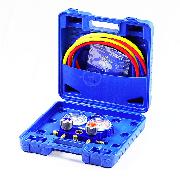 Манометрический коллектор VMG-2-R22-B с комплектом заправочных шлангов