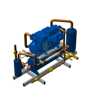 Высокотемпературный компрессорно-ресиверный агрегат ISTCOOL CRH 107 PRO2