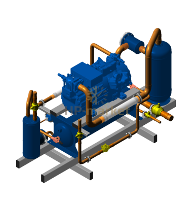 Высокотемпературный компрессорно-ресиверный агрегат ISTCOOL CRH 46 PRO2