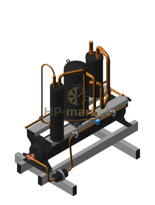 Среднетемпературный компрессорно-ресиверный агрегат ISTCOOL CRM 13 ECO