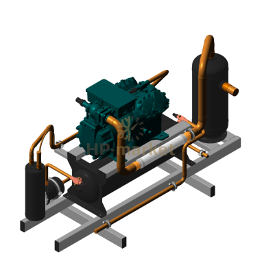 Низкотемпературный компрессорно-ресиверный агрегат ISTCOOL CRL 19 ECO