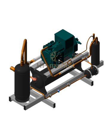 Высокотемпературный компрессорно-ресиверный агрегат ISTCOOL CRH 38 ECO