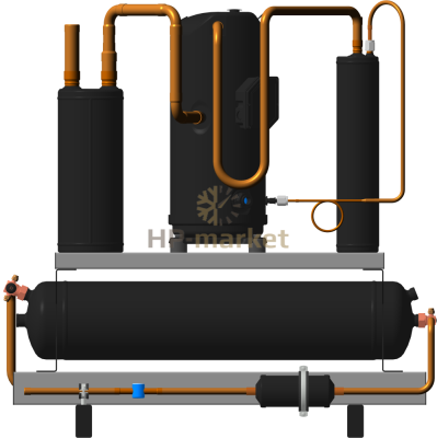 Низкотемпературный компрессорно-ресиверный агрегат ISTCOOL CRL 10 ECO