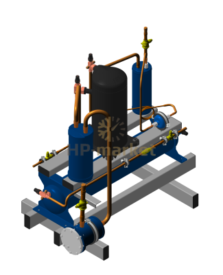 Среднетемпературный компрессорно-ресиверный агрегат ISTCOOL CRM 11 STN