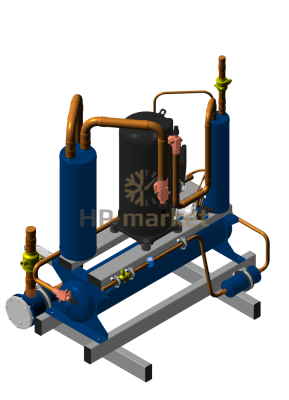 Среднетемпературный компрессорно-ресиверный агрегат ISTCOOL CRM 27 PRO2