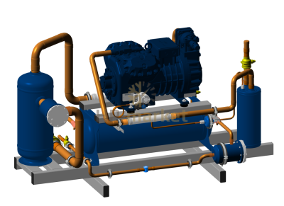 Низкотемпературный компрессорно-ресиверный агрегат ISTCOOL CRL 28 STN