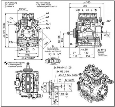 FK30/325K Компрессор Bock