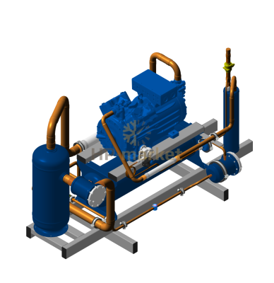 Низкотемпературный компрессорно-ресиверный агрегат ISTCOOL CRL 10 PRO2