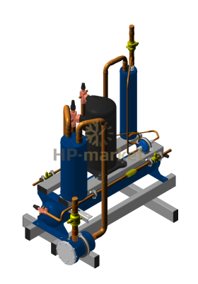 Высокотемпературный компрессорно-ресиверный агрегат ISTCOOL CRH 18 STN