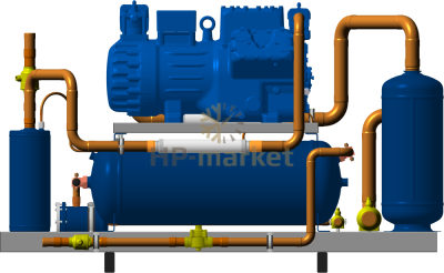 Низкотемпературный компрессорно-ресиверный агрегат ISTCOOL CRL 30 PRO2