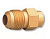 Штуцер резьба-пайка FSU-06x06 M 3/8" SAE x 3/8" ODS