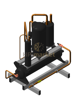 Среднетемпературный компрессорно-ресиверный агрегат ISTCOOL CRM 17 ECO