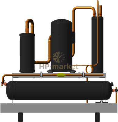 Среднетемпературный компрессорно-ресиверный агрегат ISTCOOL CRM 13 ECO