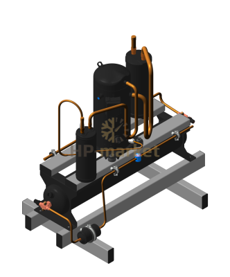 Высокотемпературный компрессорно-ресиверный агрегат ISTCOOL CRH 12 ECO
