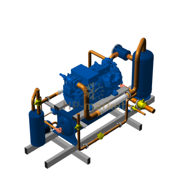 Высокотемпературный компрессорно-ресиверный агрегат ISTCOOL CRH 69 PRO2