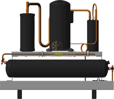 Высокотемпературный компрессорно-ресиверный агрегат ISTCOOL CRH 13 ECO
