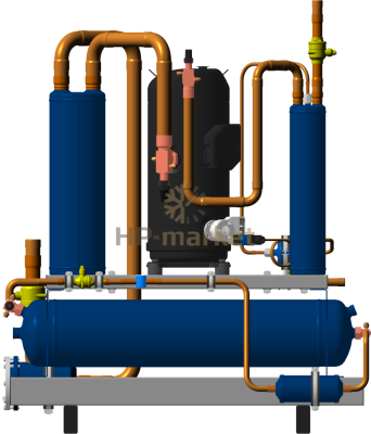 Низкотемпературный компрессорно-ресиверный агрегат ISTCOOL CRL 10 PRO2