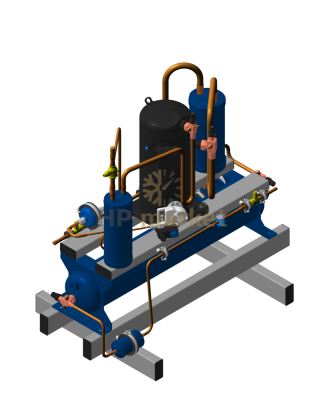 Среднетемпературный компрессорно-ресиверный агрегат ISTCOOL CRM 11 STN
