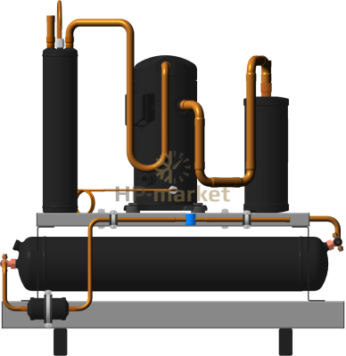 Среднетемпературный компрессорно-ресиверный агрегат ISTCOOL CRM 13 ECO