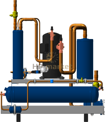 Среднетемпературный компрессорно-ресиверный агрегат ISTCOOL CRM 12 PRO2