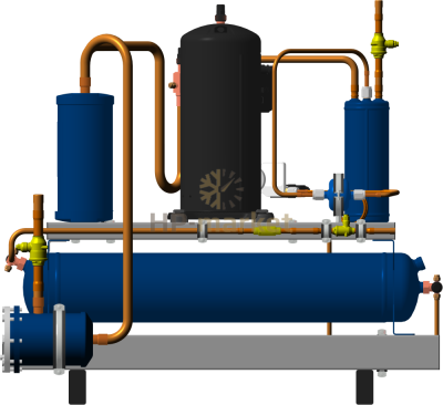 Среднетемпературный компрессорно-ресиверный агрегат ISTCOOL CRM 10 PRO2