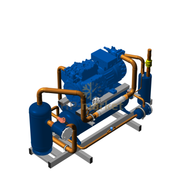 Среднетемпературный компрессорно-ресиверный агрегат ISTCOOL CRM 65 PRO2