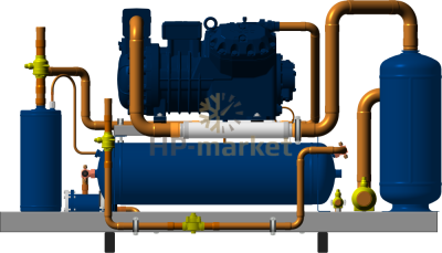 Низкотемпературный компрессорно-ресиверный агрегат ISTCOOL CRL 21 STN