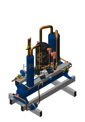 Высокотемпературный компрессорно-ресиверный агрегат ISTCOOL CRH 15 STN