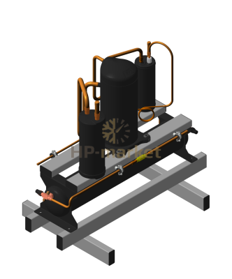 Низкотемпературный компрессорно-ресиверный агрегат ISTCOOL CRL 02 ECO