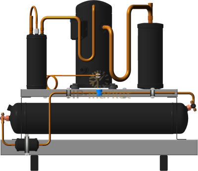 Среднетемпературный компрессорно-ресиверный агрегат ISTCOOL CRM 11 ECO