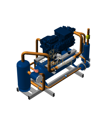 Низкотемпературный компрессорно-ресиверный агрегат ISTCOOL CRL 43 STN