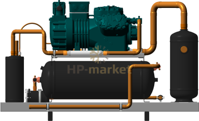 Низкотемпературный компрессорно-ресиверный агрегат ISTCOOL CRL 39 ECO