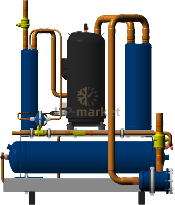 Среднетемпературный компрессорно-ресиверный агрегат ISTCOOL CRM 18 PRO2